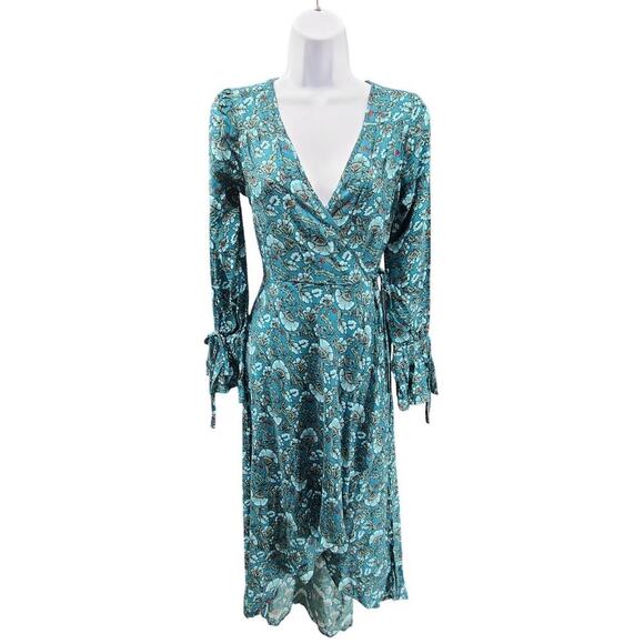 Band of the Free Jewel Maxi dress blue floral NWT Size XS boho Garden girl Fairu - Picture 2 of 9